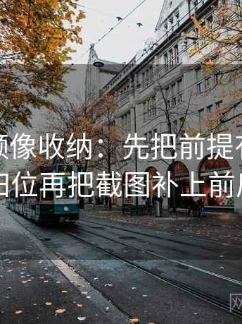 蘑菇视频像收纳：先把前提有没有默认归位再把截图补上前后句